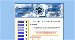 Desktop Screenshot of apetsmemorycremation.com